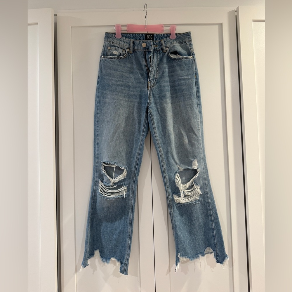 Cropped flare jeans